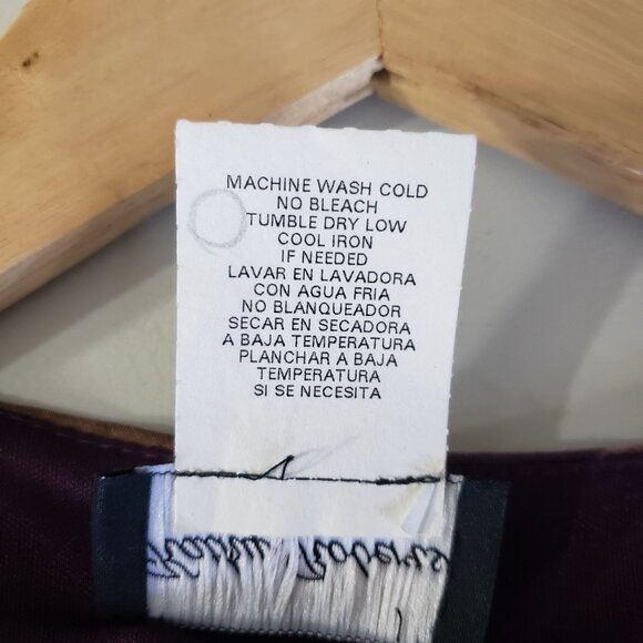 Kathy Roberts Purple Floral Layered Chiffon Dress Size 16 Elegant Evening USA - Picture 6 of 6